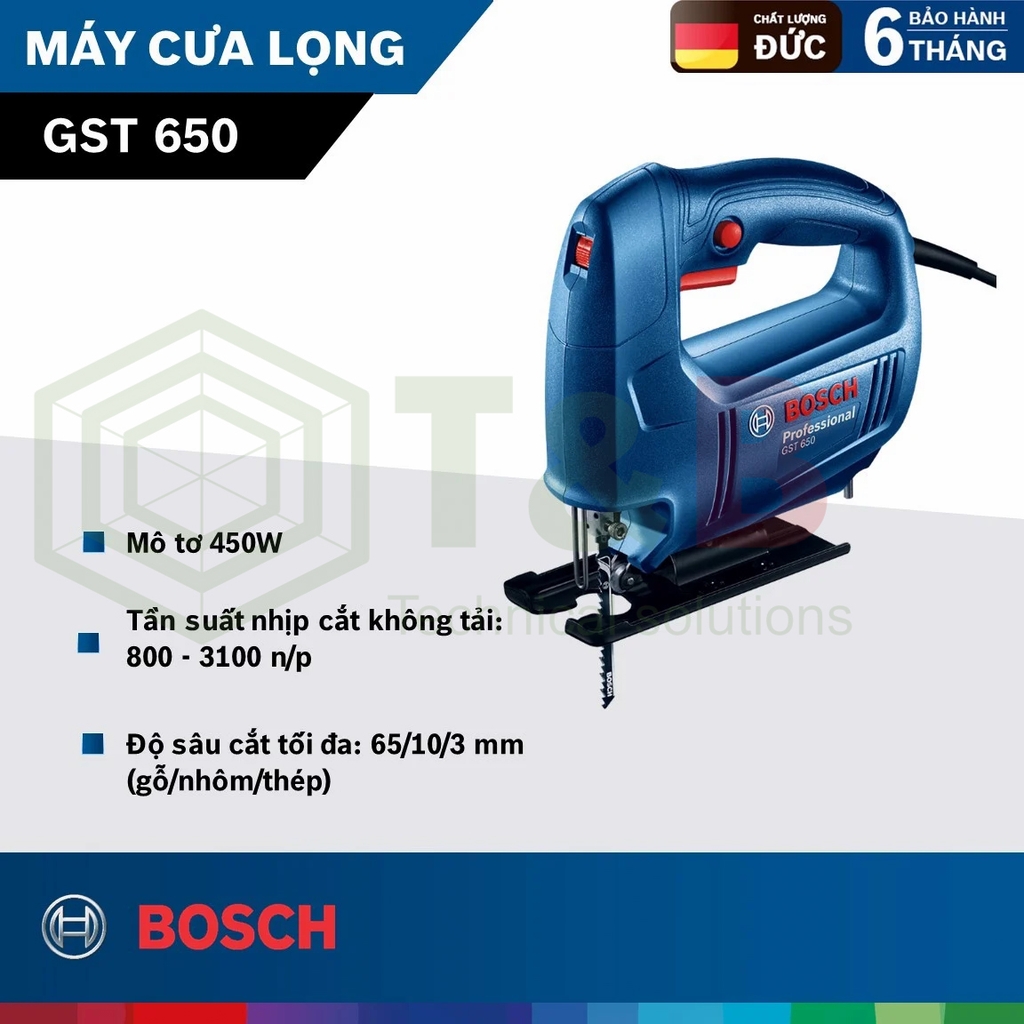 Máy cưa lọng Bosch GST 650