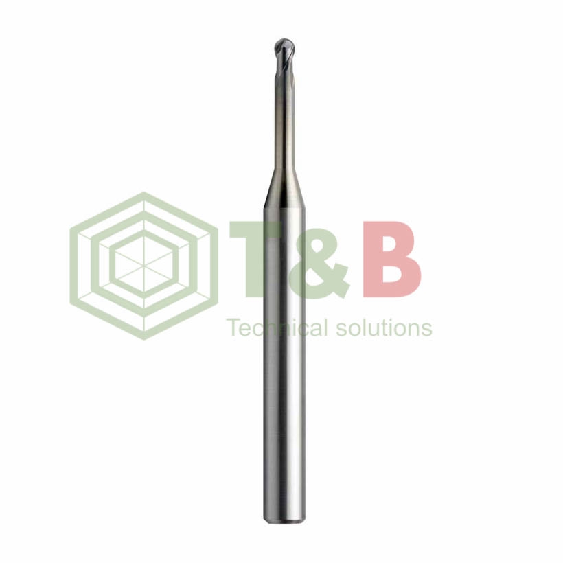 Dao phay cầu cổ dài Union Tool Model  HWLB2016-040 R0.8x4