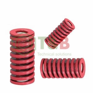 Linh Kiện Lò Xo Khuôn Mẫu (Màu Đỏ) 10x25mm SWM - Coil Spring SWM10-25 ...