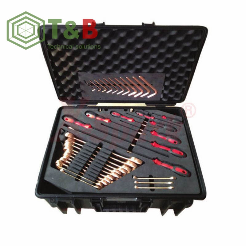 Bộ dụng cụ 68 chi tiết chống tia lửa điện, cháy nổ X-Spark Model No.AA05-68 Non Sparking Tool Set 68pcs
