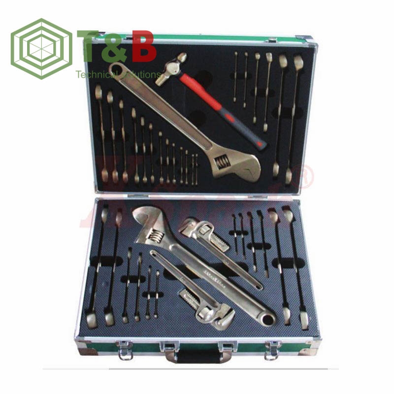 Bộ dụng cụ 36 chi tiết chống tia lửa điện, cháy nổ X-Spark Model No.AA16-36 Non Sparking Tool Set 36pcs