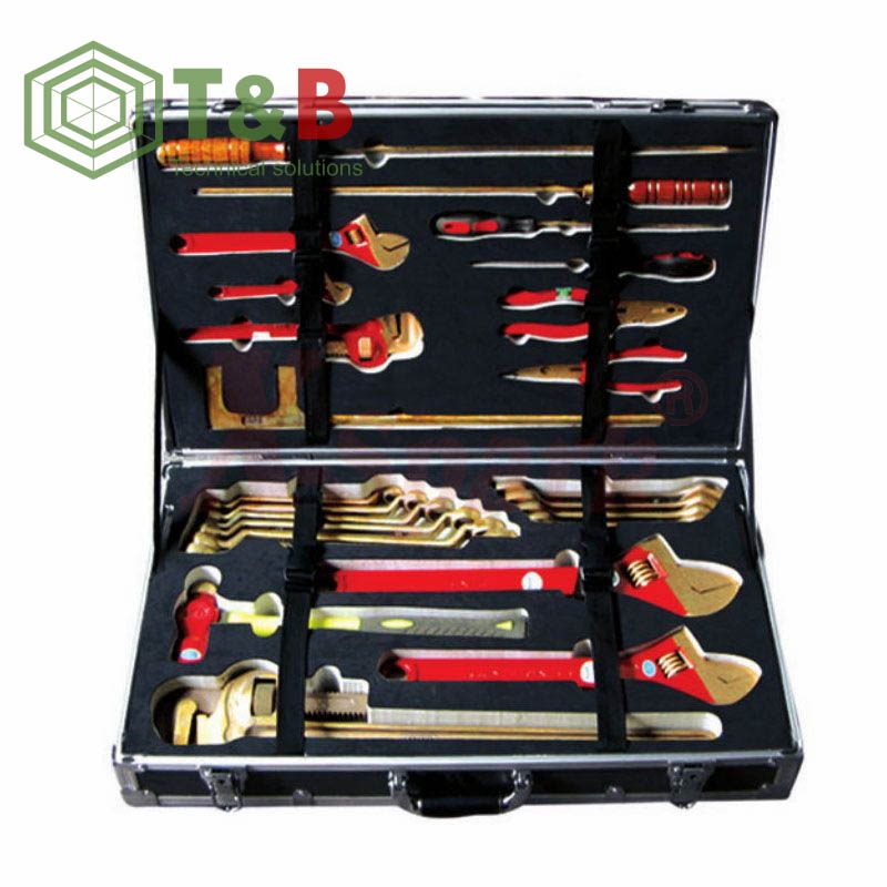 Bộ Dụng Cụ 26 chi tiết chống tia lửa điện, cháy nổ X-Spark Model No.J-26 Non Sparking Tool Set 26pcs