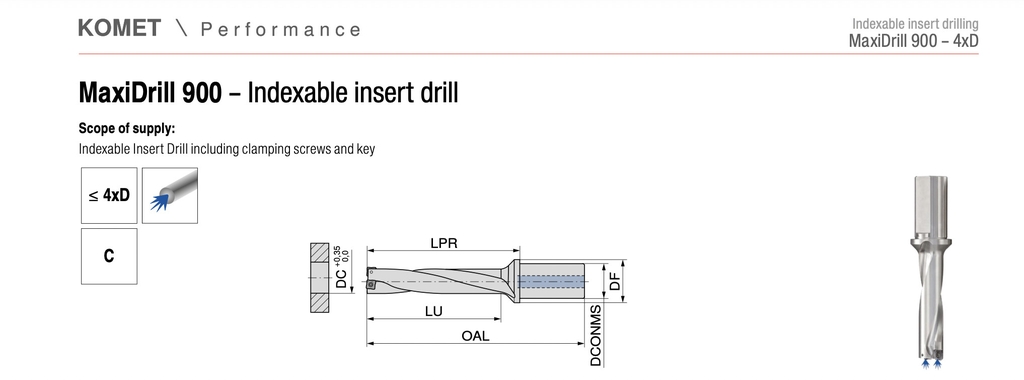 Thân Dao MD900.XD.320 R09-C32 Ceratizit