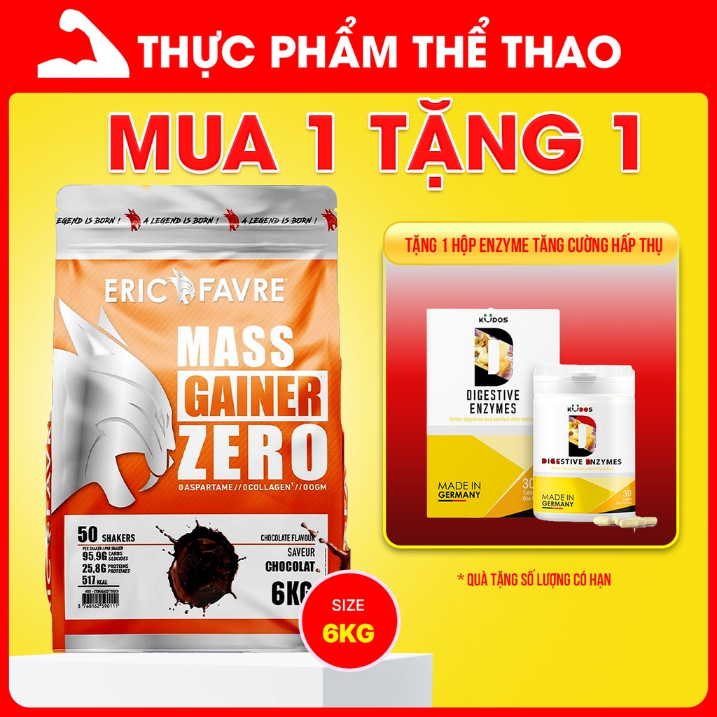 MASS GAINER ZERO (6kg)- Eric Favre