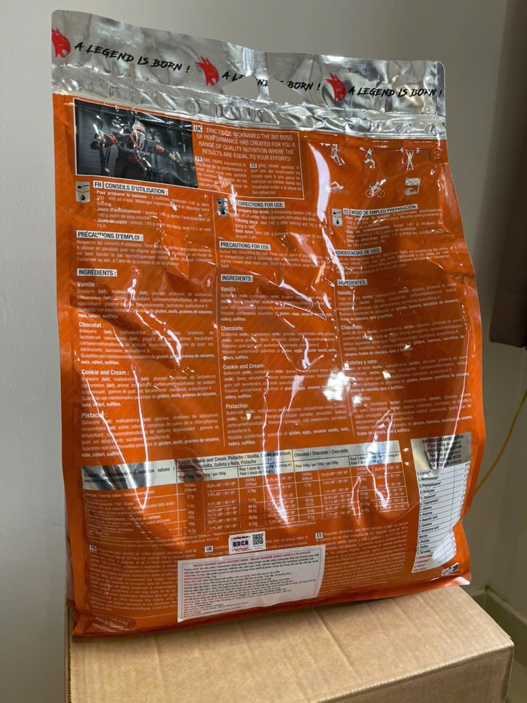 MASS GAINER ZERO (6kg)- Eric Favre