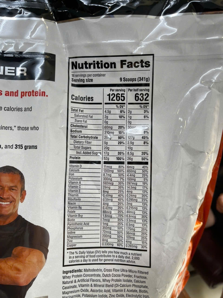 MUSCLE MASS GAINER (12lbs) - LABRADA