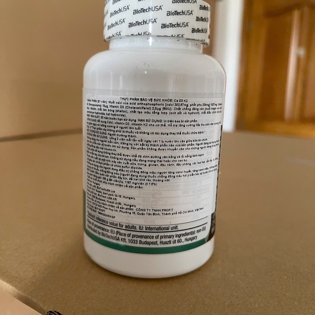 Ca D3K2 (90 viên) - BiotechUSA