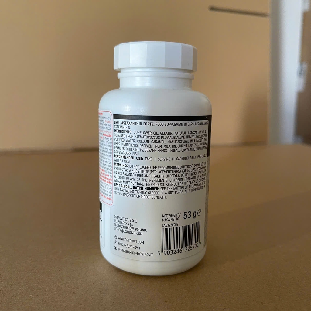Ostrovit ASTAXANTHIN (90 viên)