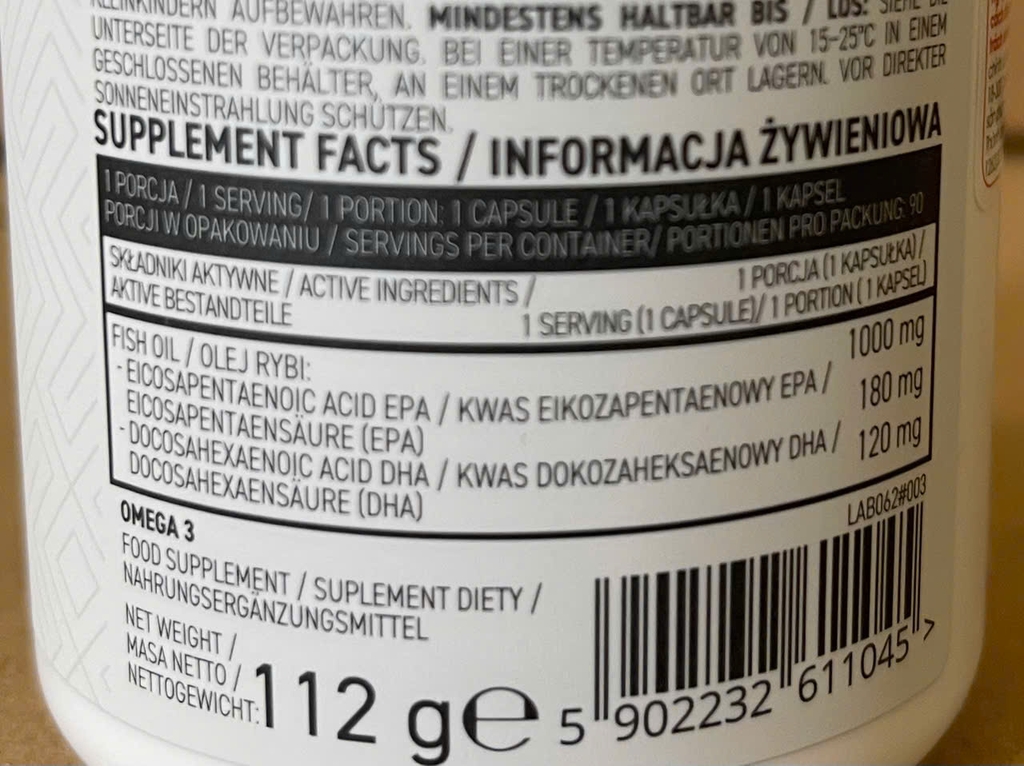 Ostrovit Omega 3 (180 viên)