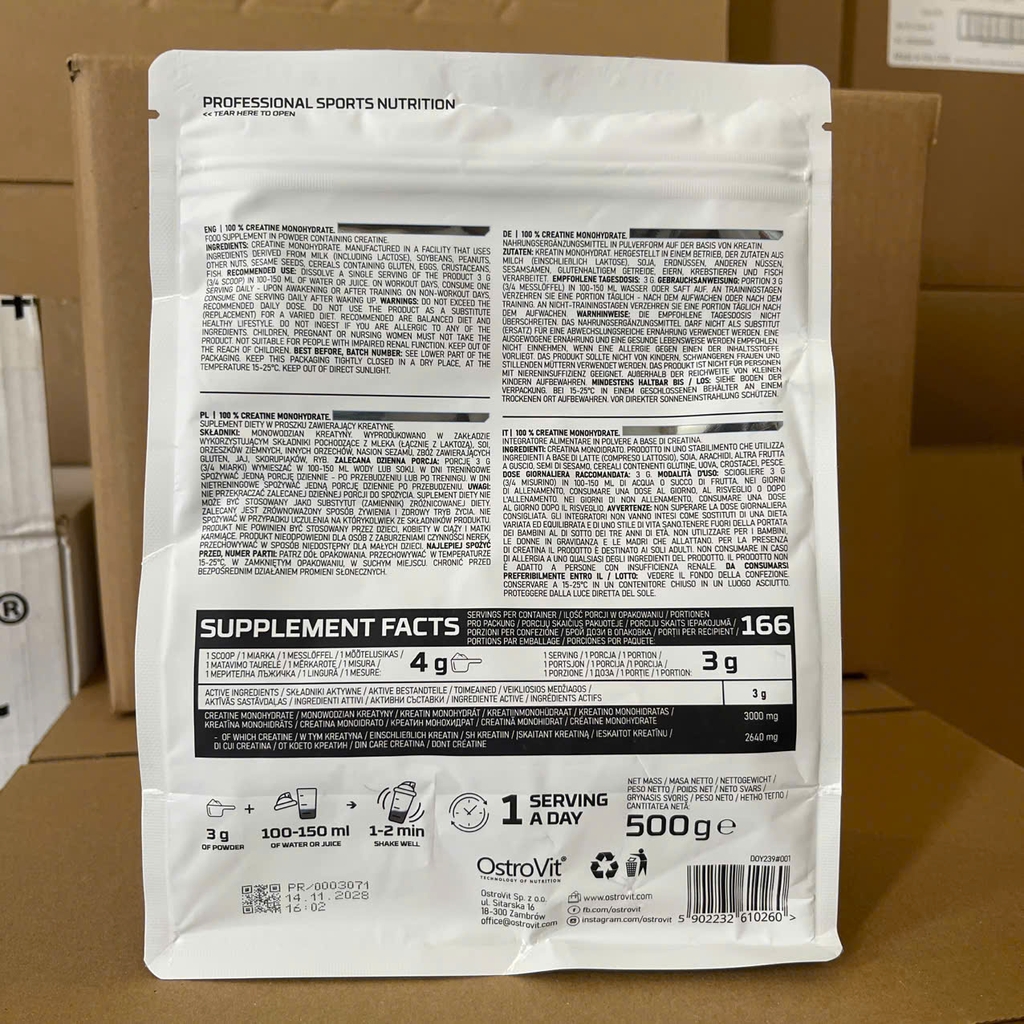 Ostrovit Creatine Monohydrate (500g)