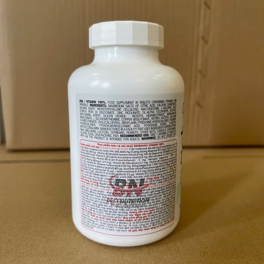 Ostrovit VIT&MIN 100% (90 viên)