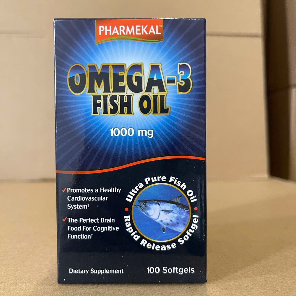 Pharmekal Omega-3 Fish Oil 1000mg (100v)