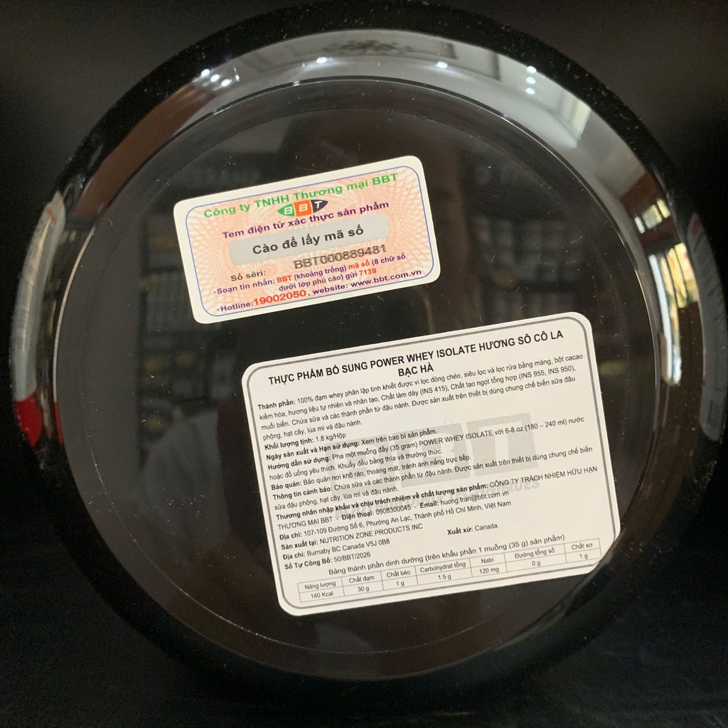 BioX Power Whey Isolate 1,8Kg