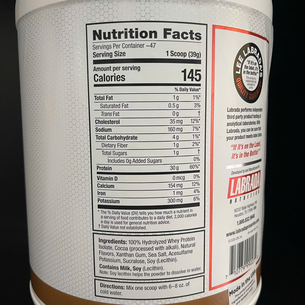 Labrada Hydro Whey Hộp 4lbs