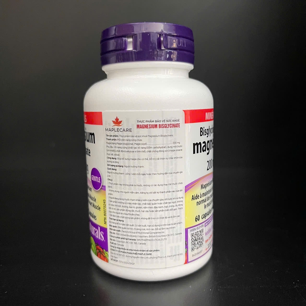 Magnesium Bisglycinate 60v