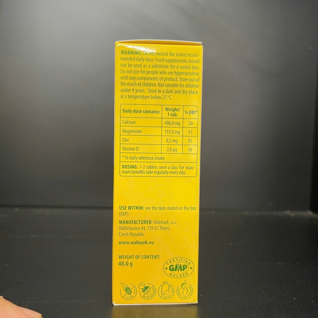 STADA Calcium Magnesium Zinc Forte 30 Viên – Bổ Sung Canxi D3, Magie, Kẽm Hỗ Trợ Xương, Răng Và Cơ Bắp