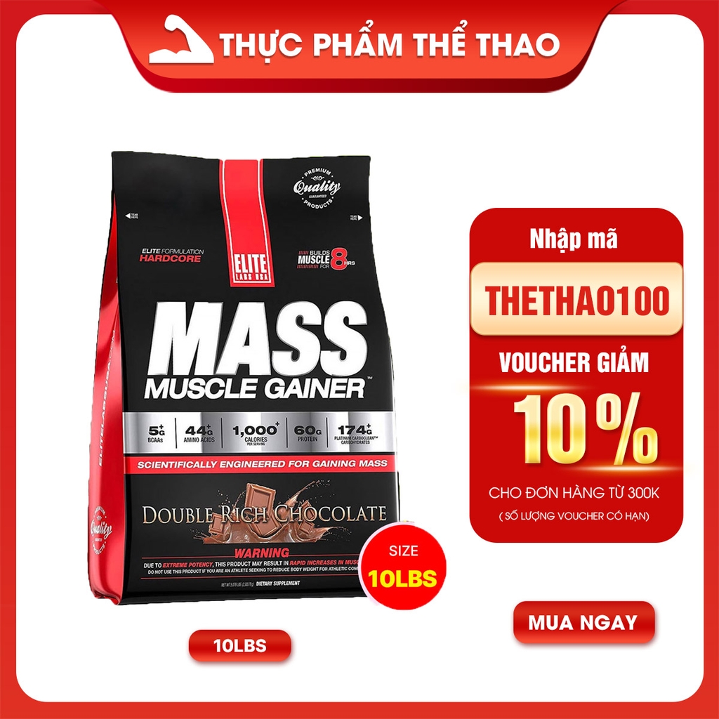 Mass Muscle Gainer (10lbs) - Elite Labs USA