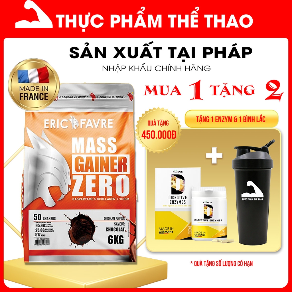 MASS GAINER ZERO (6kg)- Eric Favre