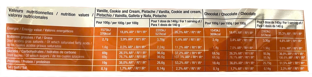 MASS GAINER ZERO (6kg)- Eric Favre