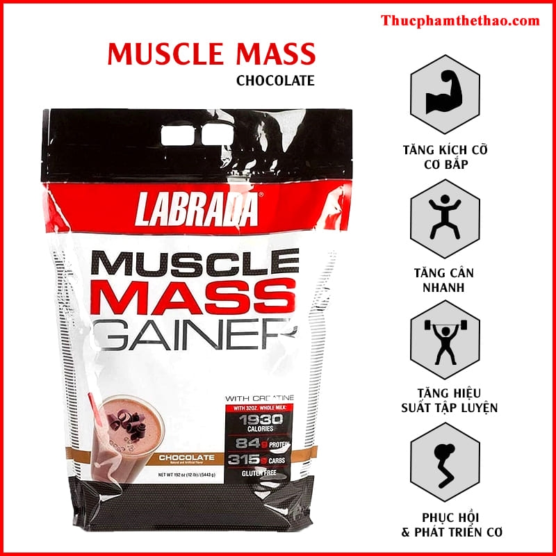 MUSCLE MASS GAINER (12lbs) - LABRADA