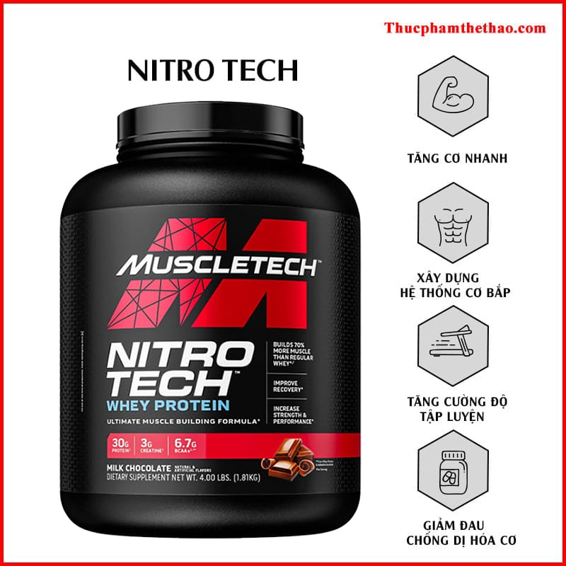 NITRO-TECH WHEY PROTEIN (4lbs)