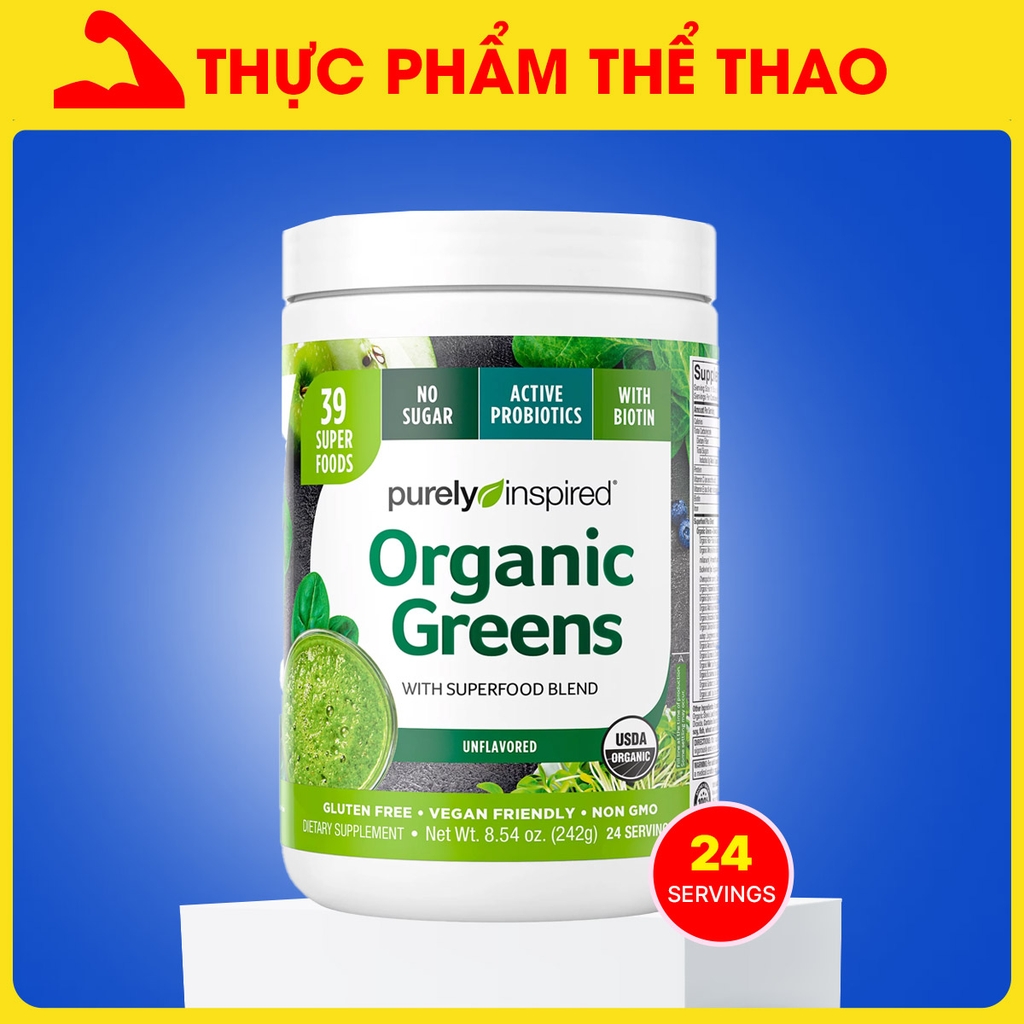 Bột rau xanh hữu cơ Purely Inspired Organic Greens