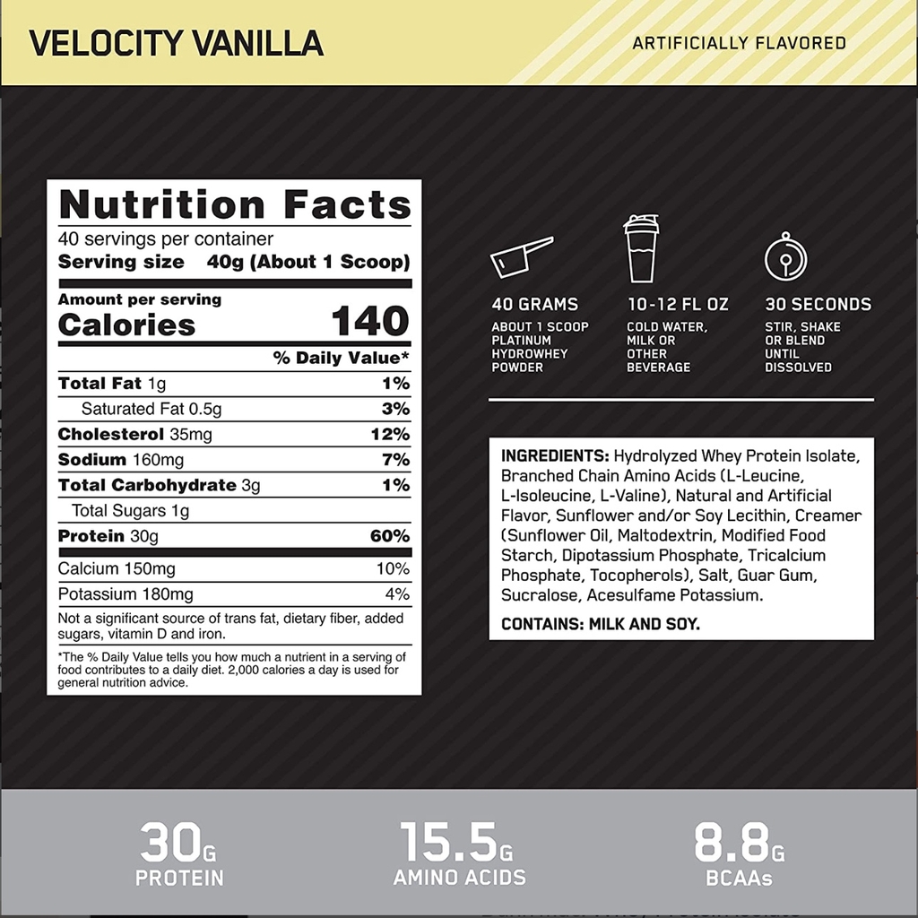 ON Platinum Hydrowhey (3.5 lbs)