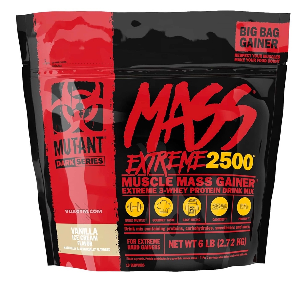 MUTANT MASS EXTREME 2500 6lbs (2.72kg)