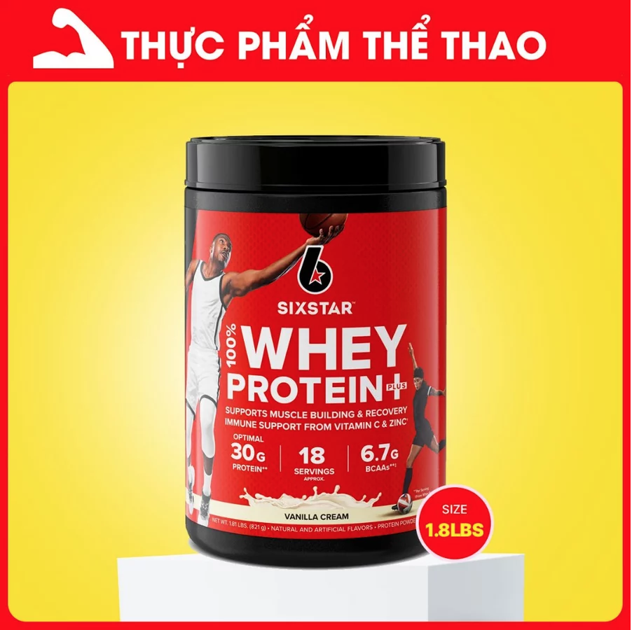 Sixstar 100% Whey Protein Plus 1.8LBS