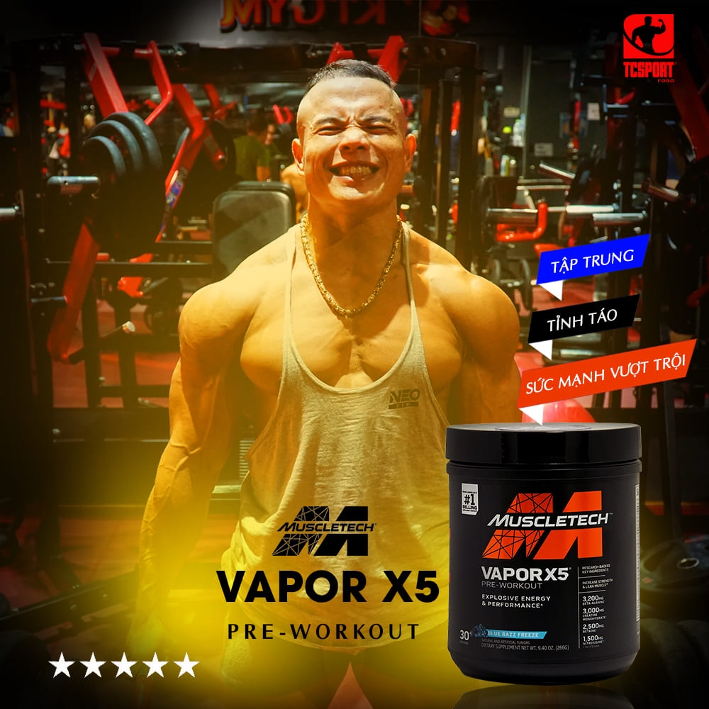 MUSCLETECH VAPOR X5 PRE-WORKOUT (30 Servings)