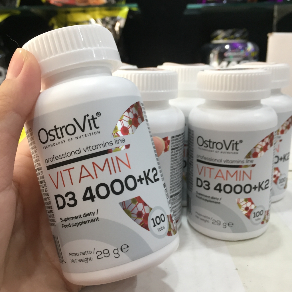 Ostrovit VITAMIN D3 4000 + K2 (100 viên)