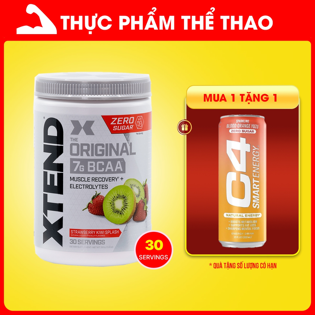 XTEND - BCAAS 30 SERVINGS- TĂNG SỨC BỀN - TĂNG HIỆU SUẤT TẬP LUYỆN