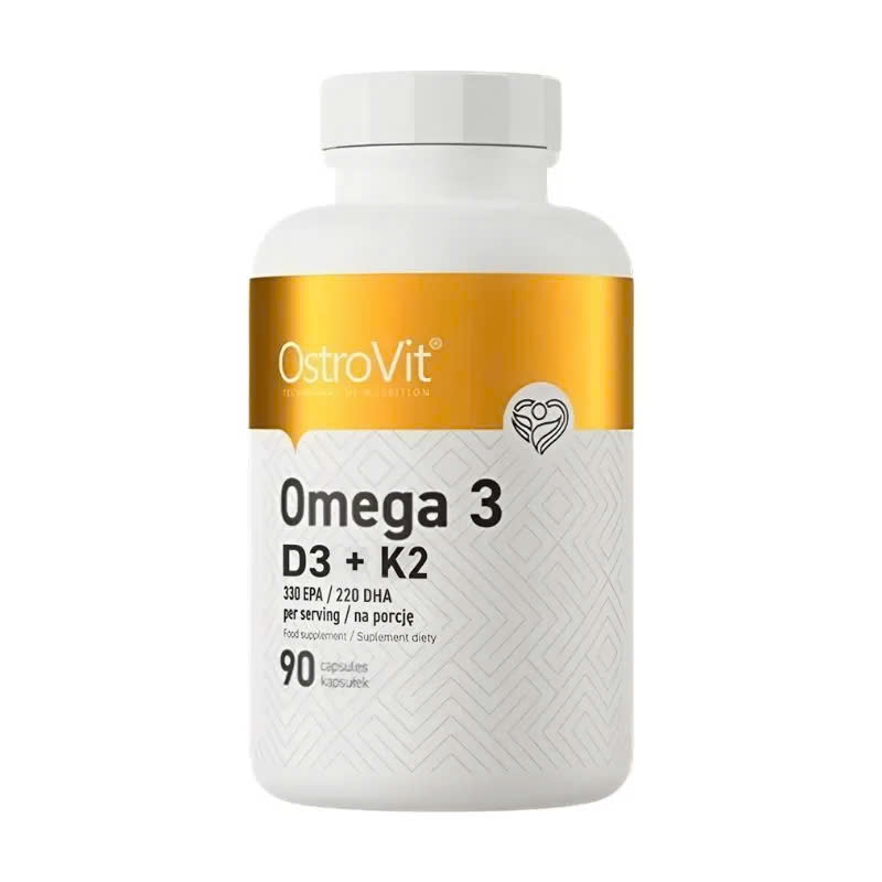 Ostrovit OMEGA-3 D3K2 MK7 (90 & 180 viên)