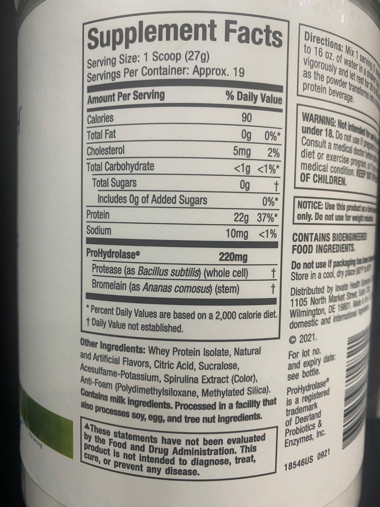 Muscletech Iso Whey Clear (1,1lbs) (DATE T2/2026)