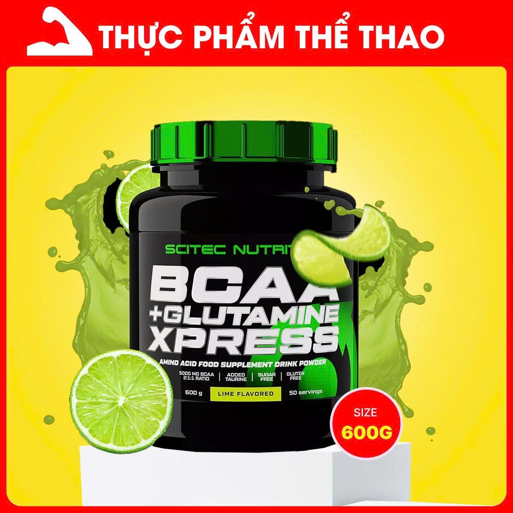 Scitec BCAA + Glutamine Xpress 600g lime