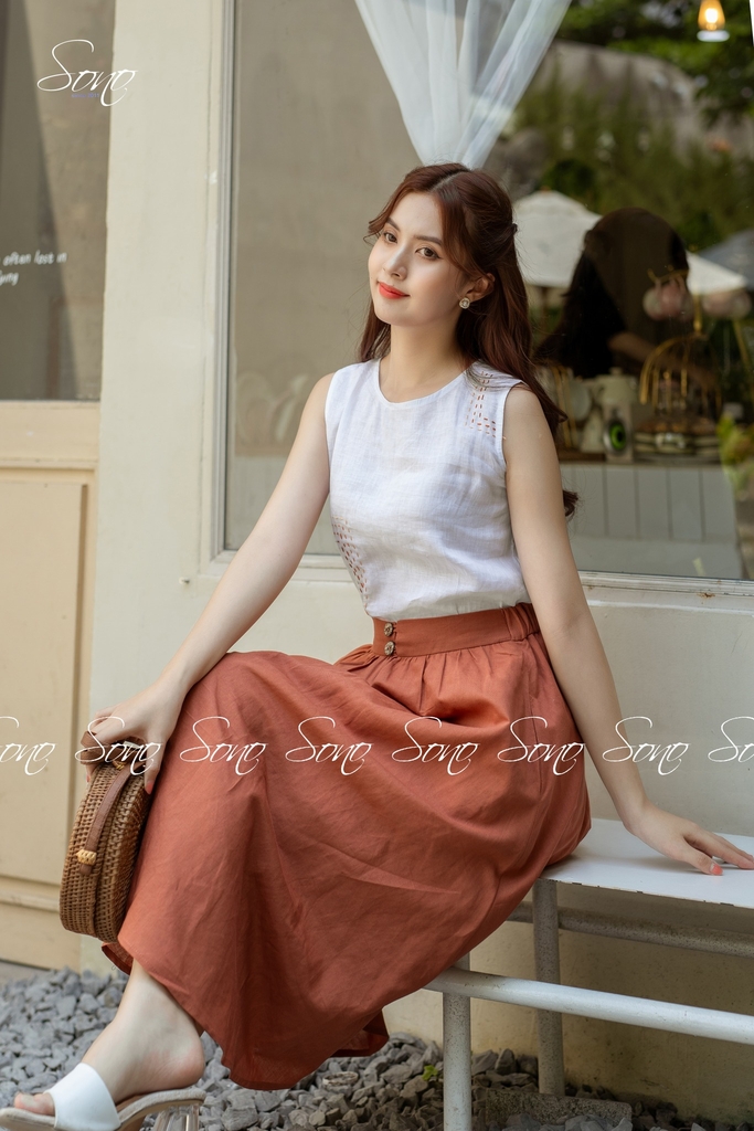 CHÂN VÁY LINEN: ĐỪNG TƯỞNG DỄ MẶC MÀ BẢO QUẢN DỄ DÃI – MM Outfit