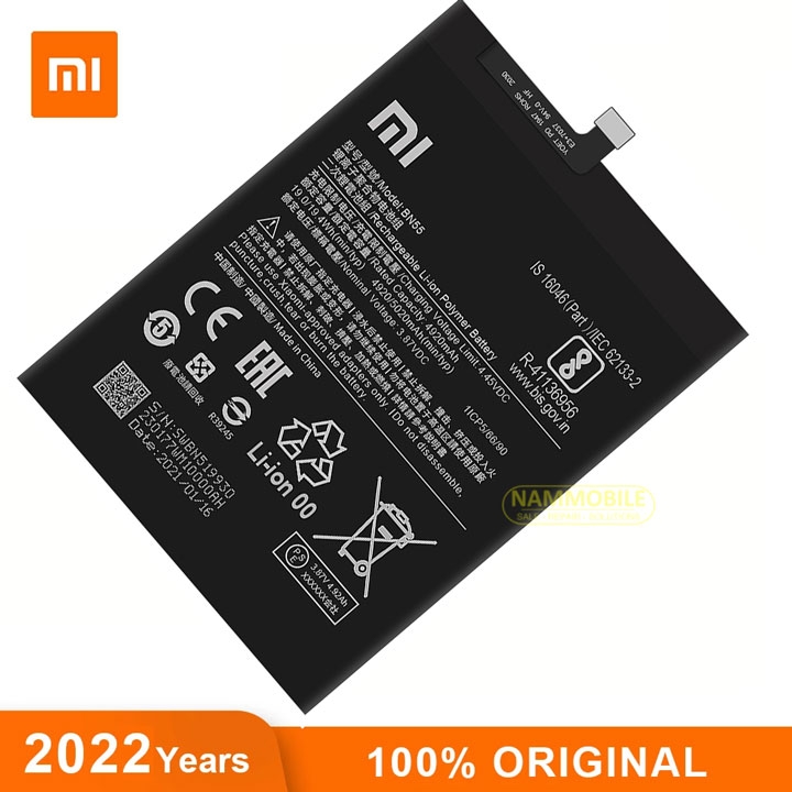 Pin Xiaomi Redmi Note 9S Y9S BN55 5020mAh Zin Chính Hãng