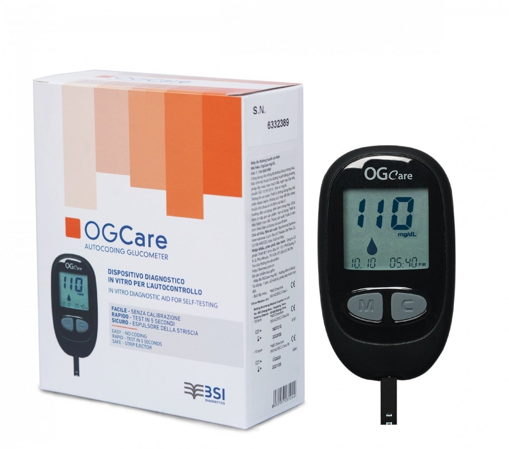 Máy Đo Đường Huyết Ogcare