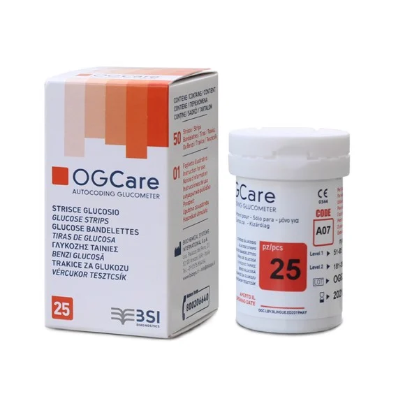 Que Thử Đường Huyết Ogcare - Hộp 50 que