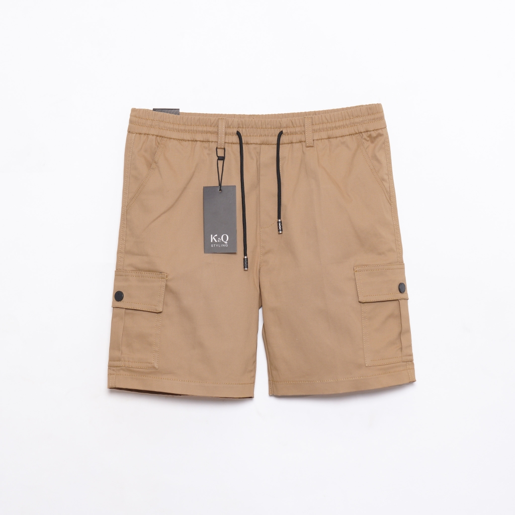 Quần Short Túi Hộp Kaki Co giãn Vàng Cát