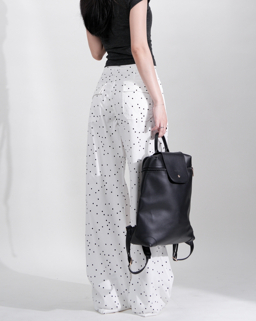 Quần Kaki Nữ Lưng Cao Ống Rộng Form Đứng Đơn giản | KQSTYLING High-Waist