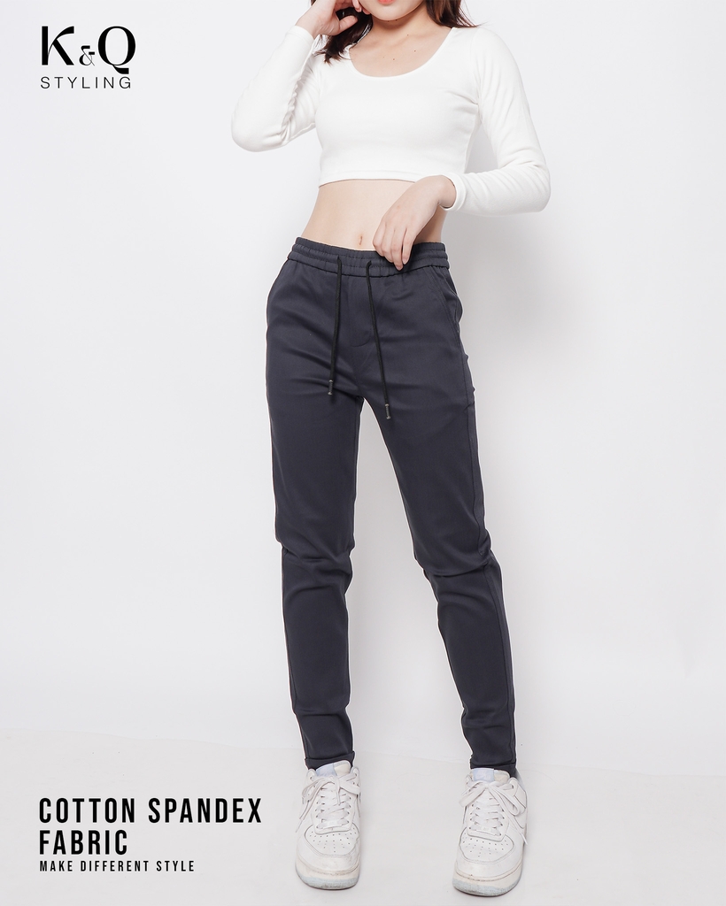 Áo thun croptop tay dày KQSTYLING cotton 100% freesize