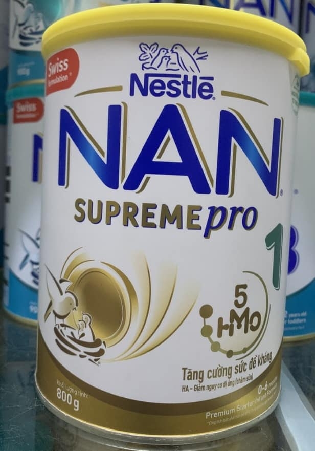Sữa NAN SUPREME PRO 1 cho trẻ từ 0 – 6 tháng tuổi