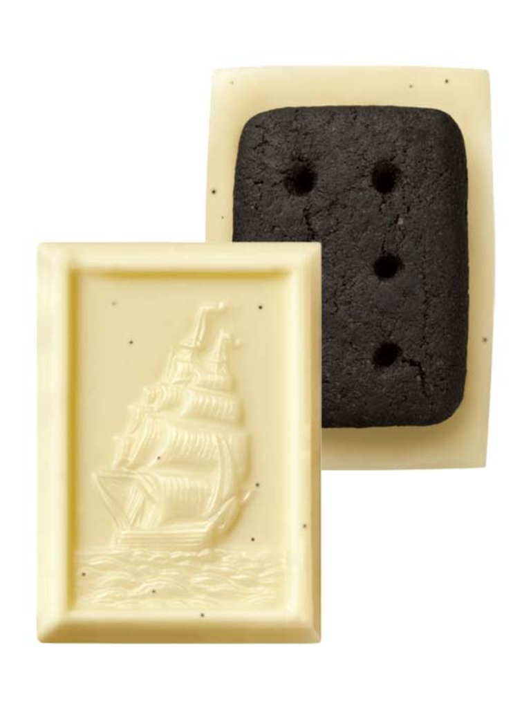 Bánh Quy Nhật Alfort Bourbon Mini Vị Socola Trắng Vani 55G (12 Cái)