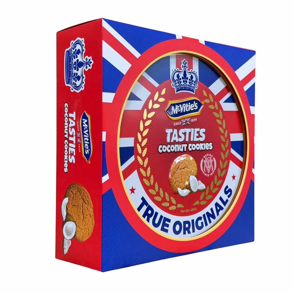 Bánh Quy Dừa McVitie's Tasties 484G (Hộp Thiếc)