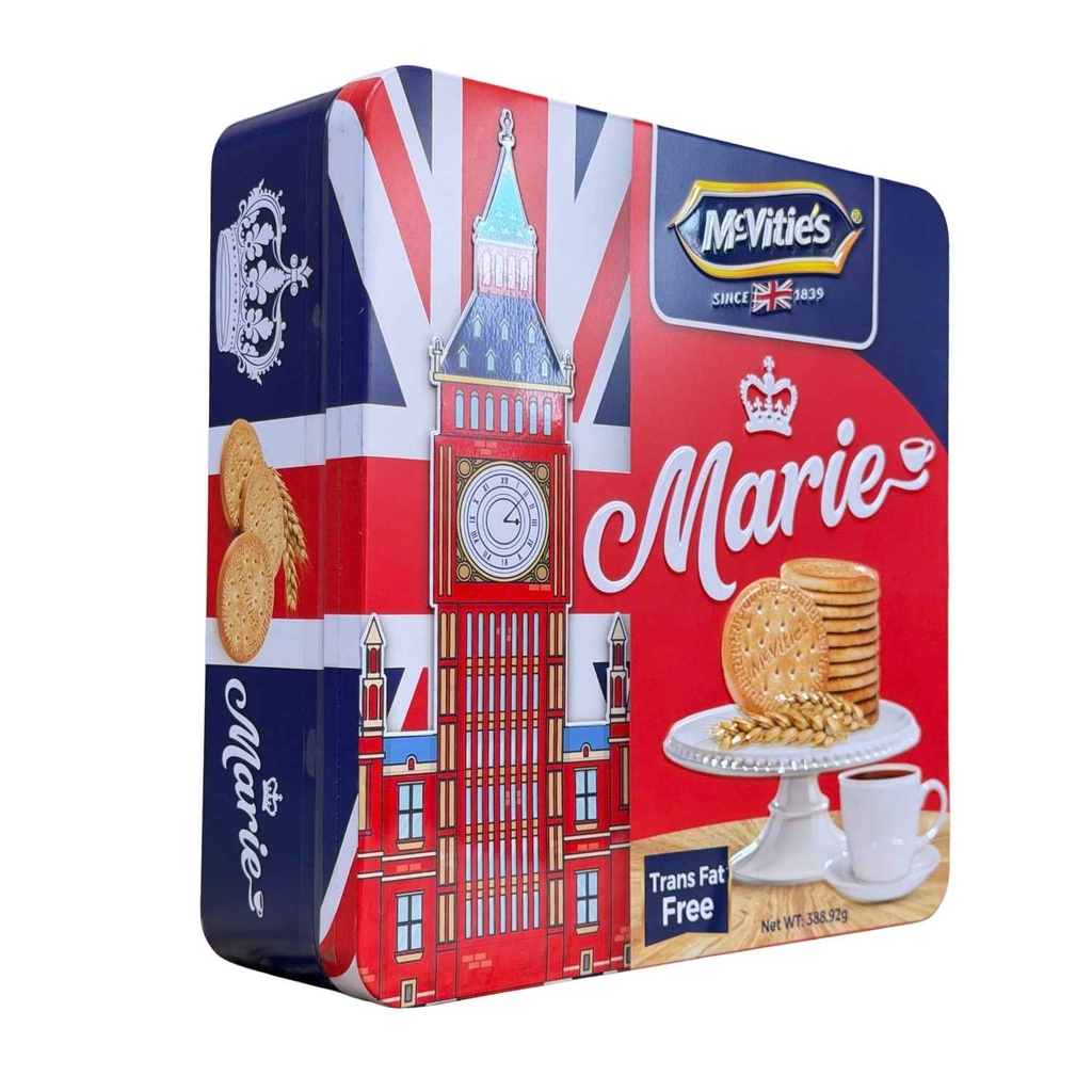 Bánh Quy Lúa Mì McVitie’s Marie 388.92G (Hộp Thiếc)