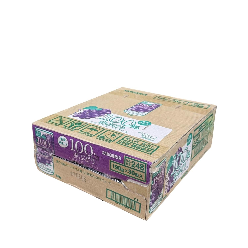 Nước Ép Nho Nguyên Chất Sangaria 190g