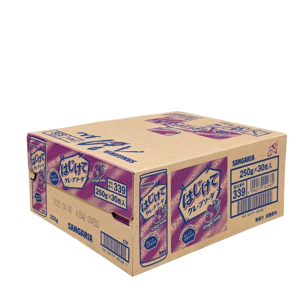Nước Soda Sangaria Hajikete Vị Nho 250g