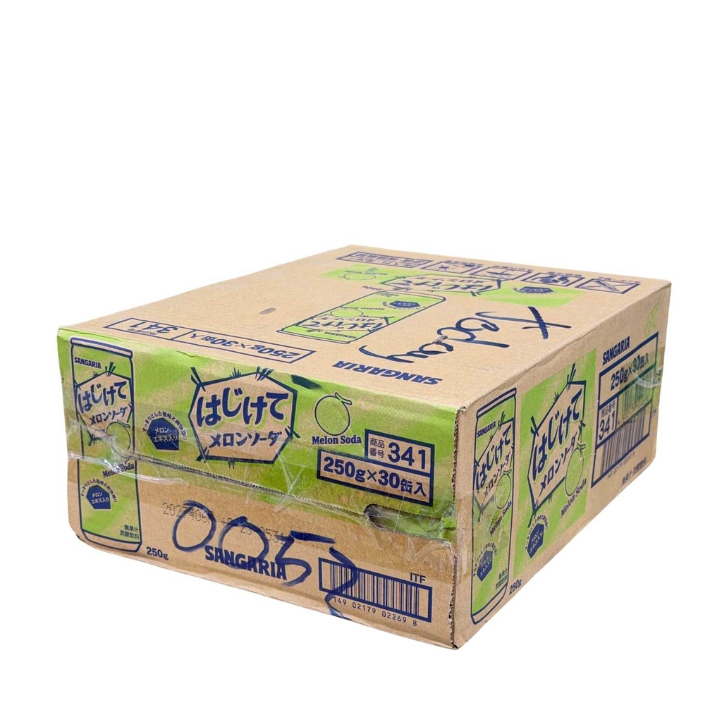 Nước Soda Sangaria Hajikete Vị Dưa Lưới 250g