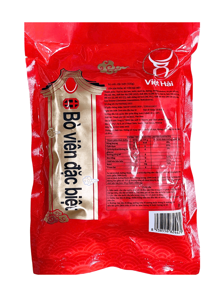 Bò Viên Đặc Biệt 500G